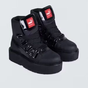Rihanna Fenty by Puma Platform Unisex Boots Black
